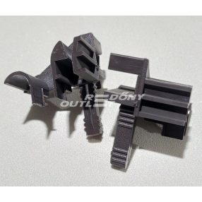 Redőny lábbevezető kombinált barna