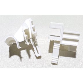 Redőny lábbevezető kombinált fehér