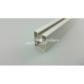   Redőny lefutó műanyag hagyományos 60x45mm kefézhető fehér