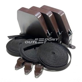 Redőny automata készlet mini gurtnihoz (14mm) 3db-os barna