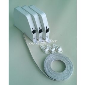   Redőny automata készlet mini gurtnihoz (14mm) 3db-os fehér
