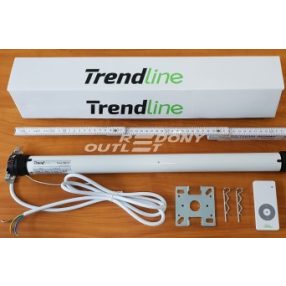   Redőny motor Trendline 10Nm rádiós vezérléssel rövid 48cm