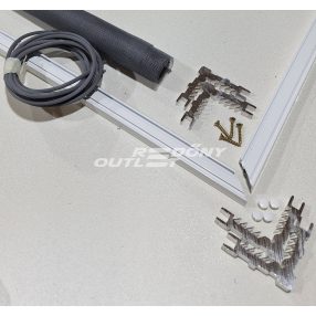   Szúnyogháló fix alumínium 13x23 profil egyedi méret és szín szerint 