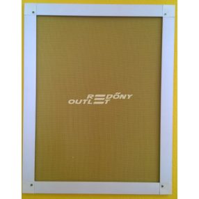 Szúnyogháló szett fix műanyag fehér 90 x 90cm méretben