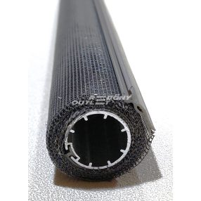   szúnyogháló csőre tekert üvegszálas, szürke 100cm a feltekert hossza