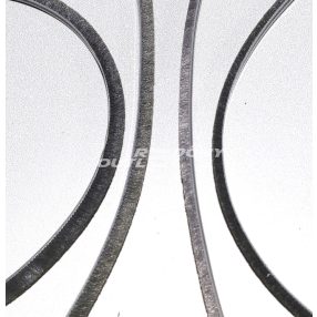 Szúnyogháló ajtó keret aljára kefe nútba 8x20mm fekete