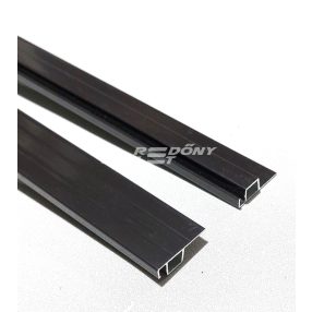 Szúnyogháló keret profil peremes alumínium 10x33mm barna
