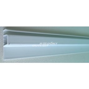   Szúnyogháló keret profil peremes alumínium 10x33mm fehér