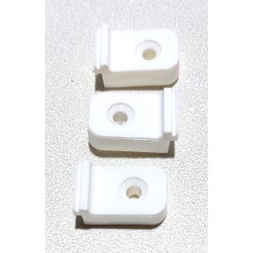 Szúnyogháló rolós ajtóhoz rögzítő fül fehér